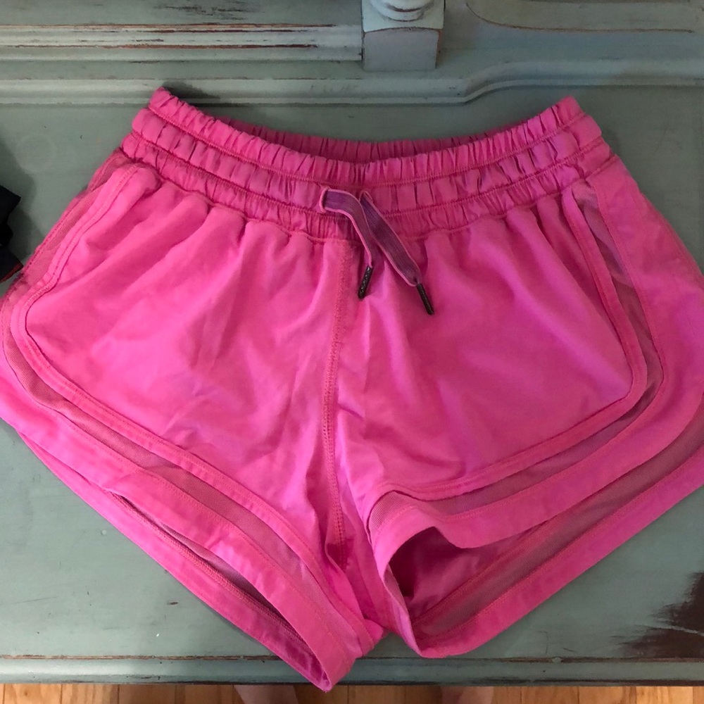 Lululemon pink shorts